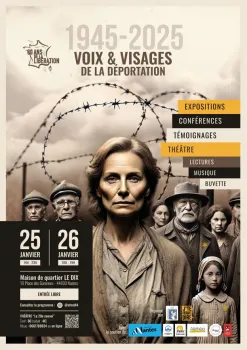 1945-2025 : Voix et visages de la déportation Dix (Le) Maison de Quartier 2025-01-26