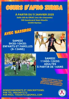 Afro Zumba - cours Immeuble du Drac 2025-01-11