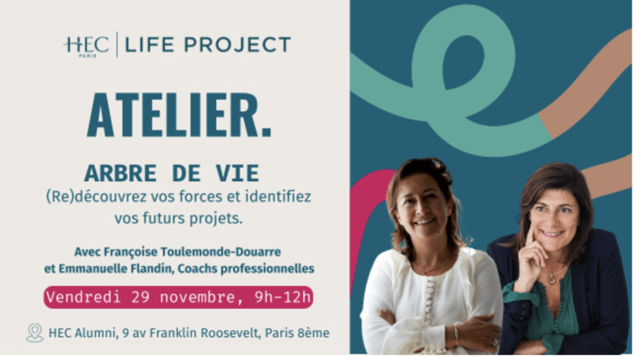 Atelier ARBRE DE VIE : (re)découvrez vos forces et identifiez vos futurs projets HEC Alumni Paris