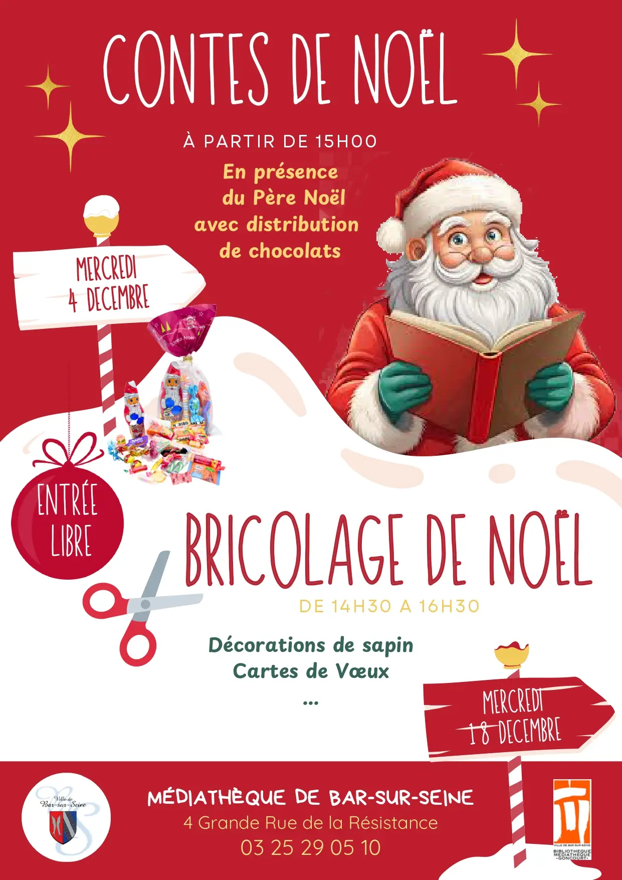 Atelier bricolages de Noël