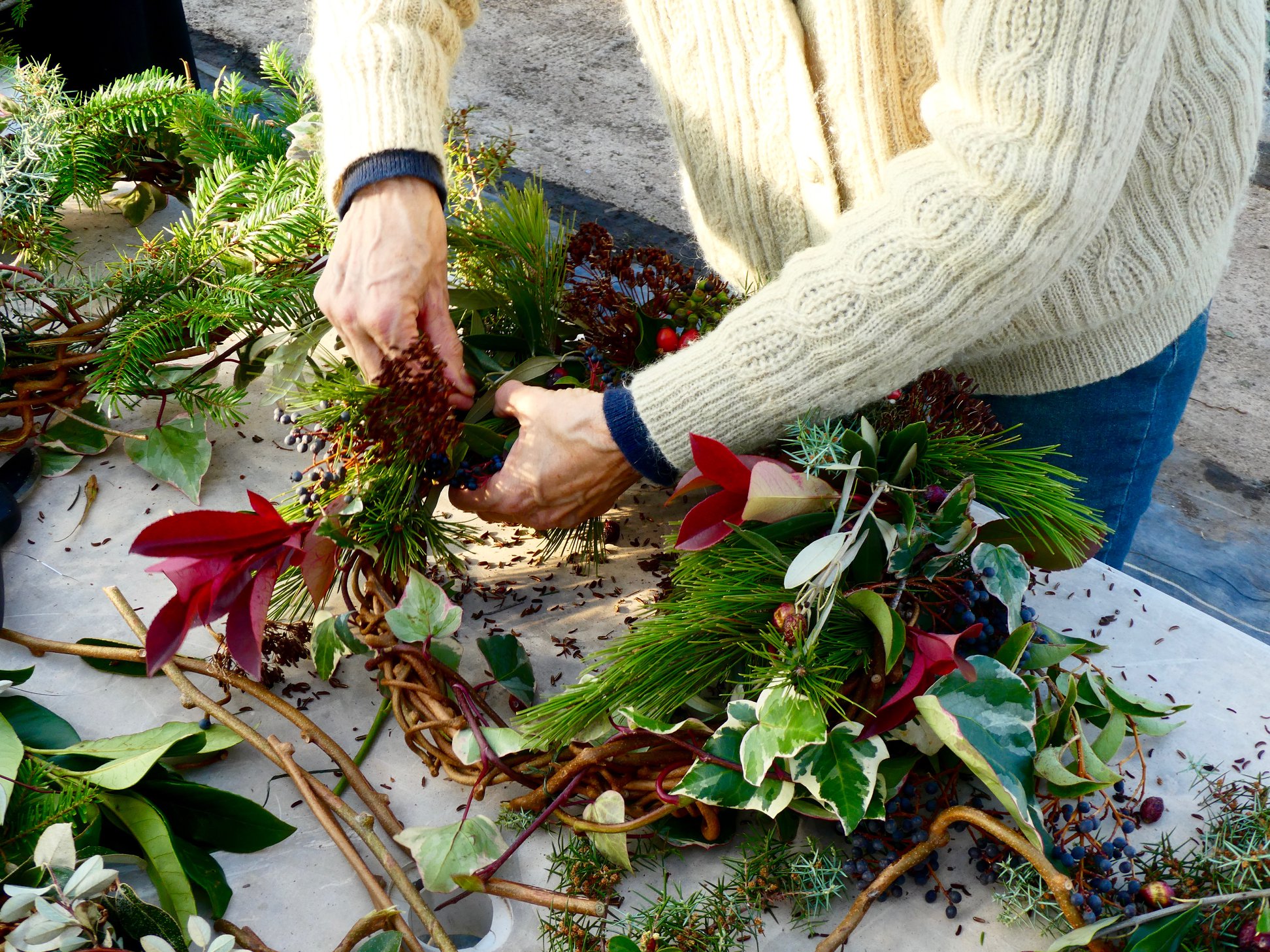 ATELIER CRÉATIF COURONNE DE NOËL