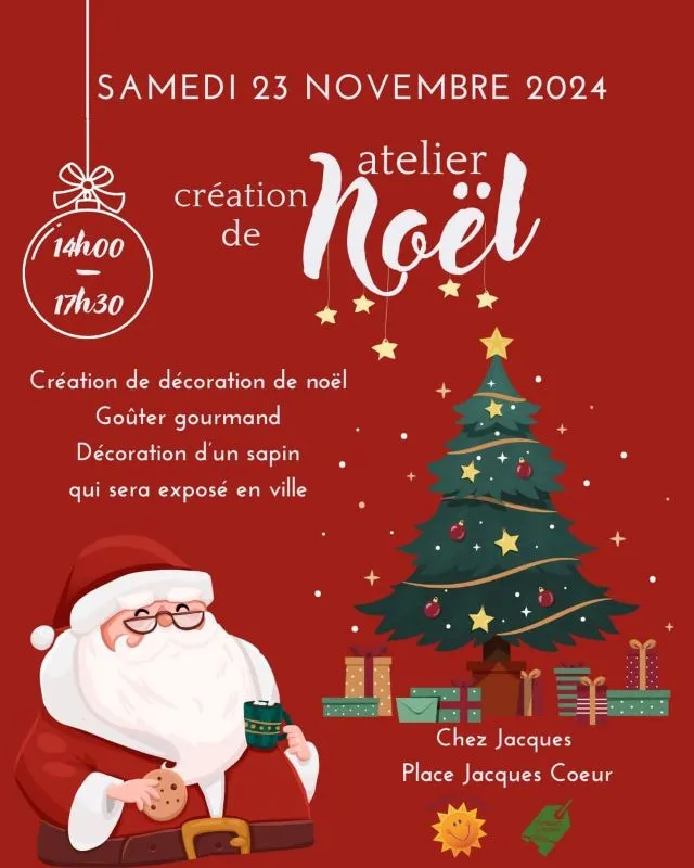 Atelier création de décorations de Noël