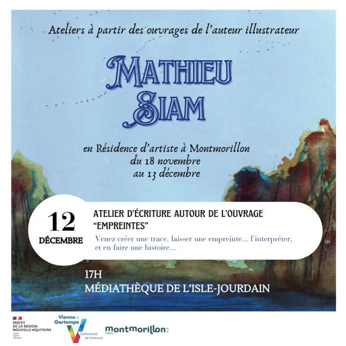 Atelier d'écriture mené par Mathieu Siam