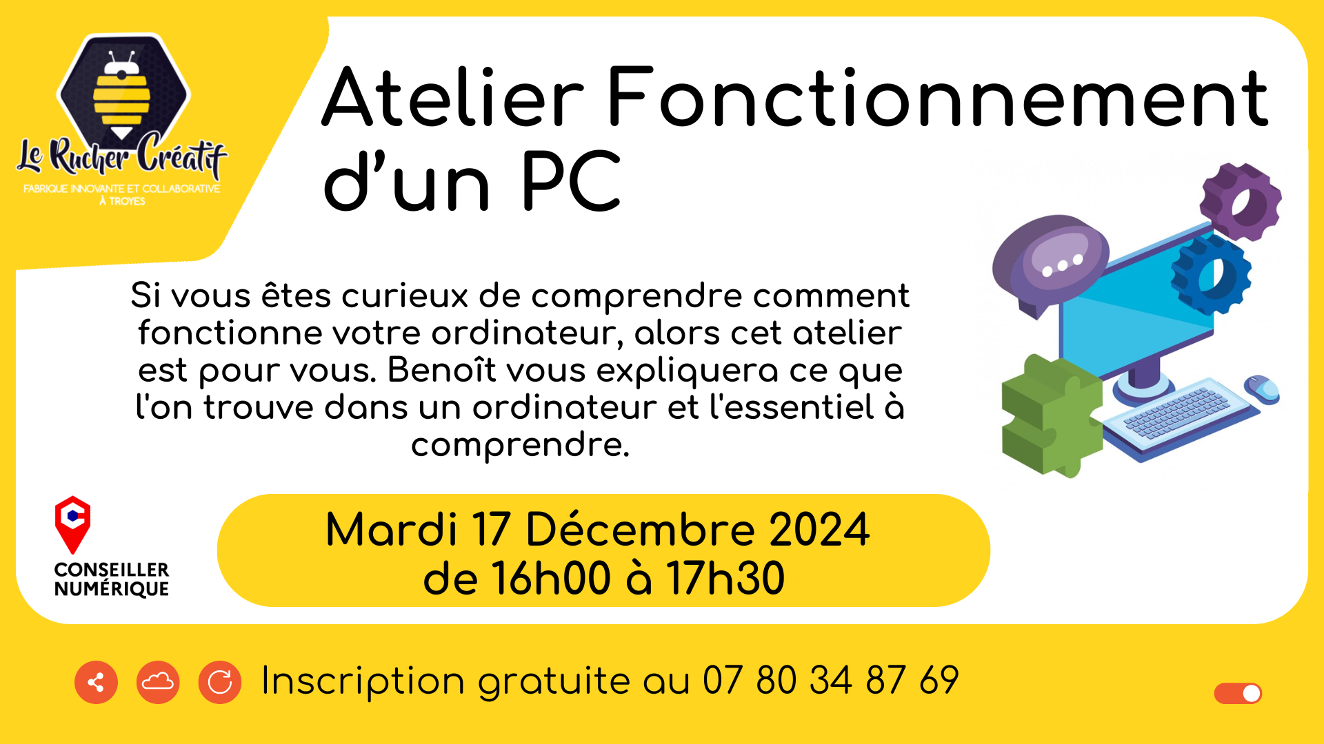 Atelier Fonctionnement d'un PC