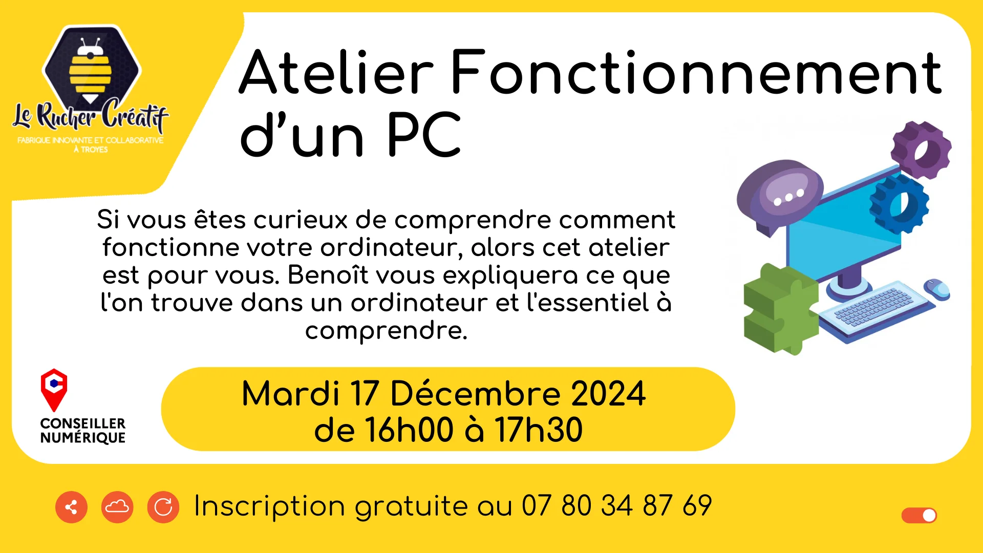 Atelier Fonctionnement d'un PC