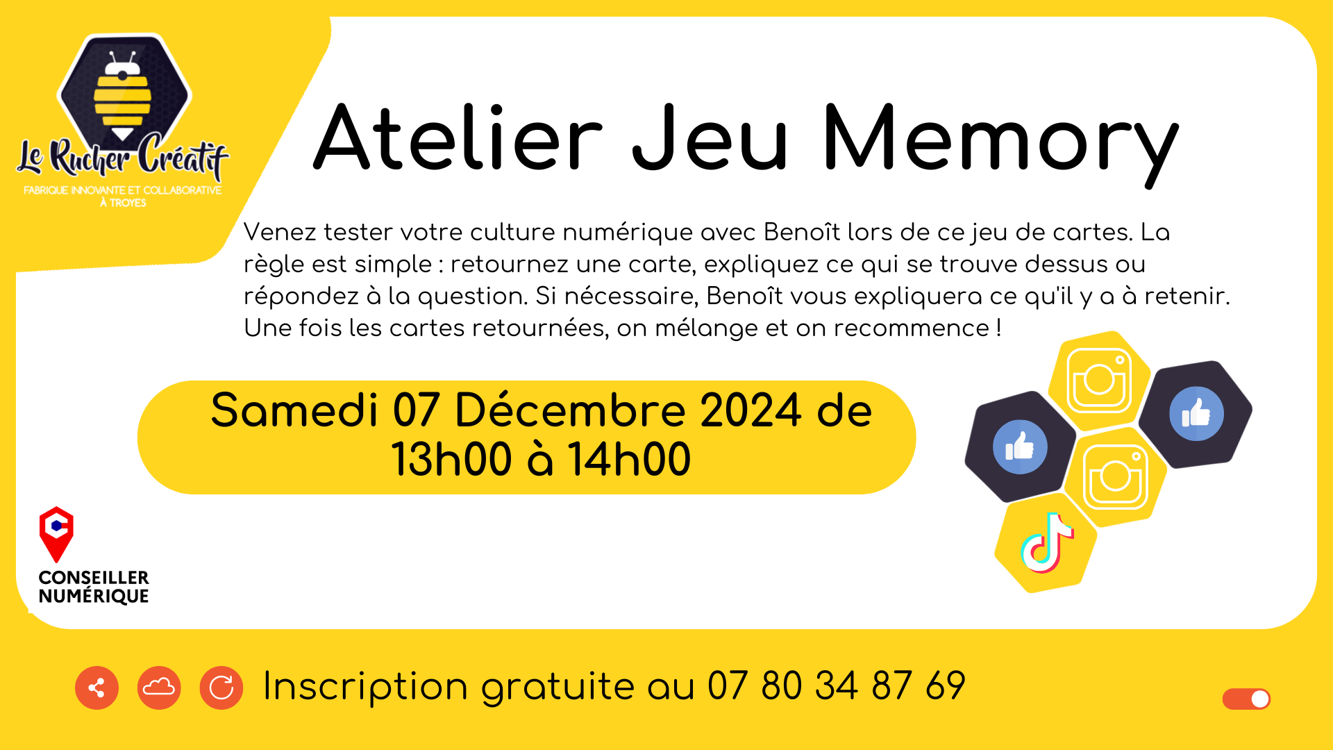 Atelier Jeu Memory numérique