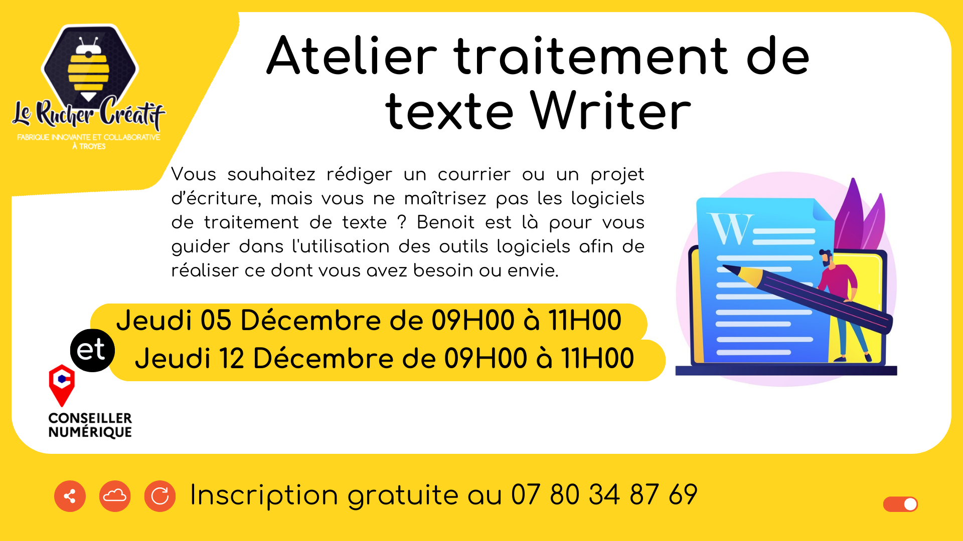 Atelier traitement de texte Writer