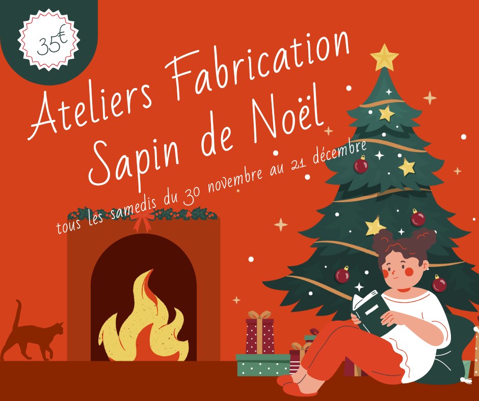 Ateliers de fabrication de sapin de Noël au Fab Lab