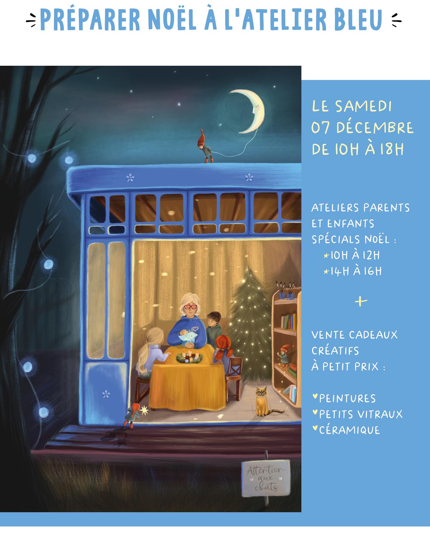 Ateliers Parents et Enfants pour Noël