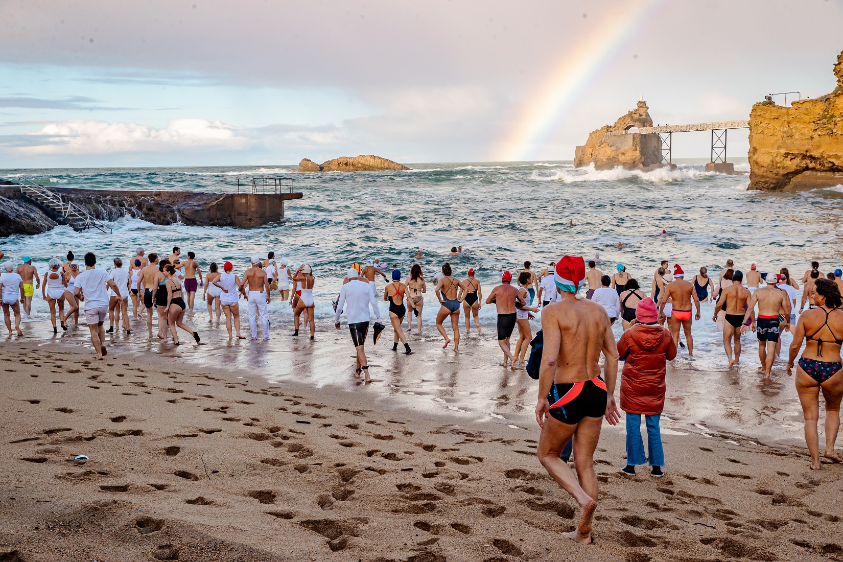 Bain de Noël des Ours Blancs