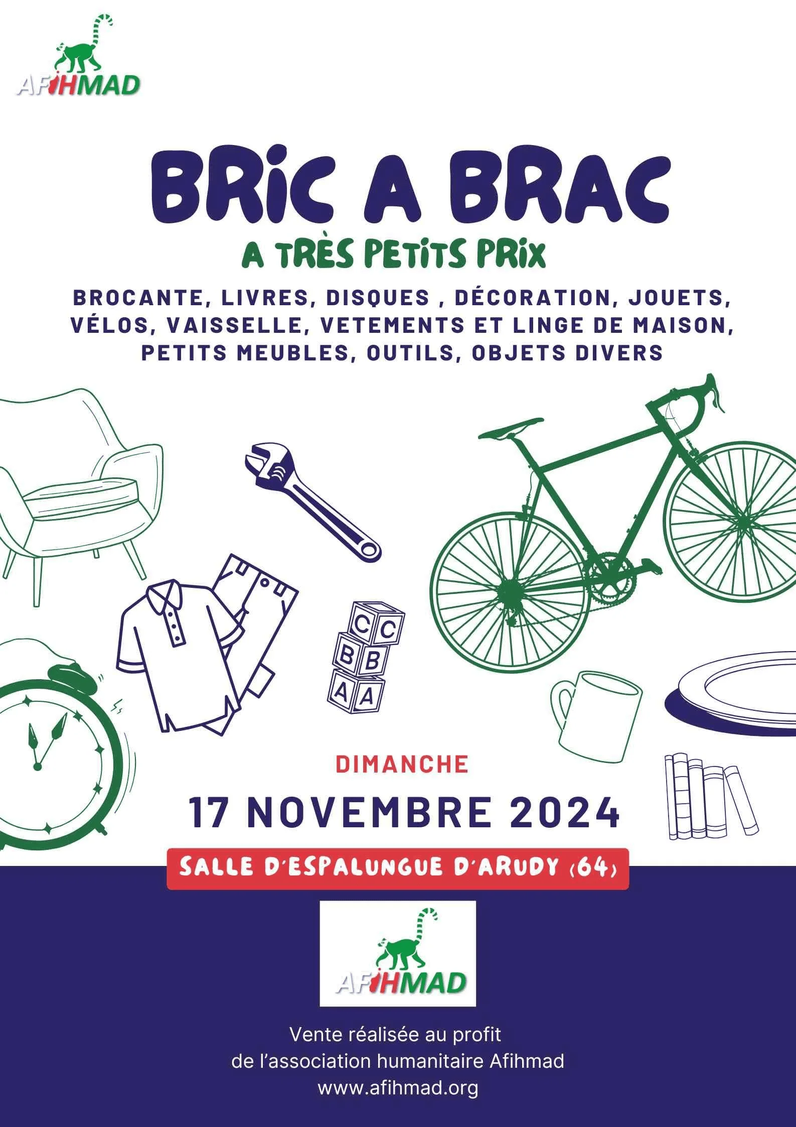 Bric à brac par l'association Afihmad