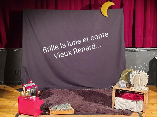 "Brille la lune et conte Vieux Renard" par la Cie Ma fabrique à mots