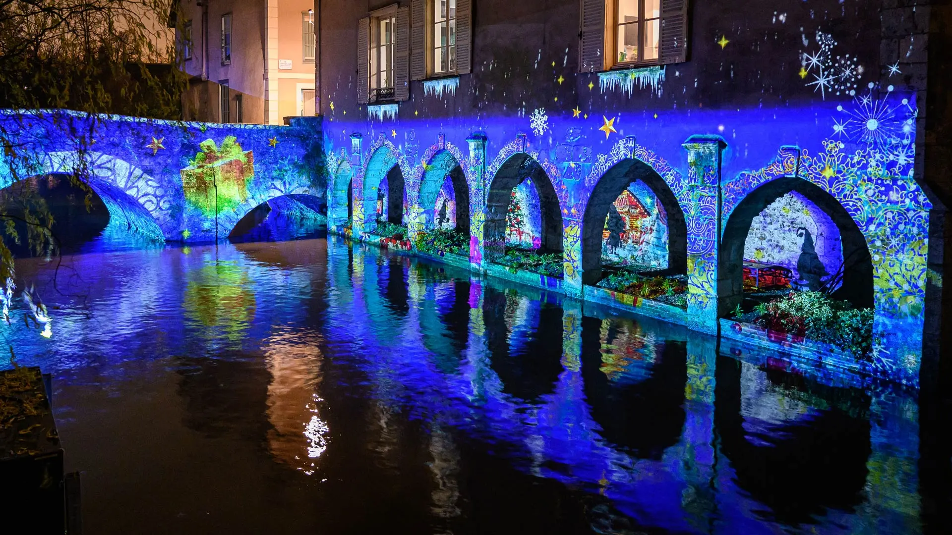 Chartres en lumières fête Noël