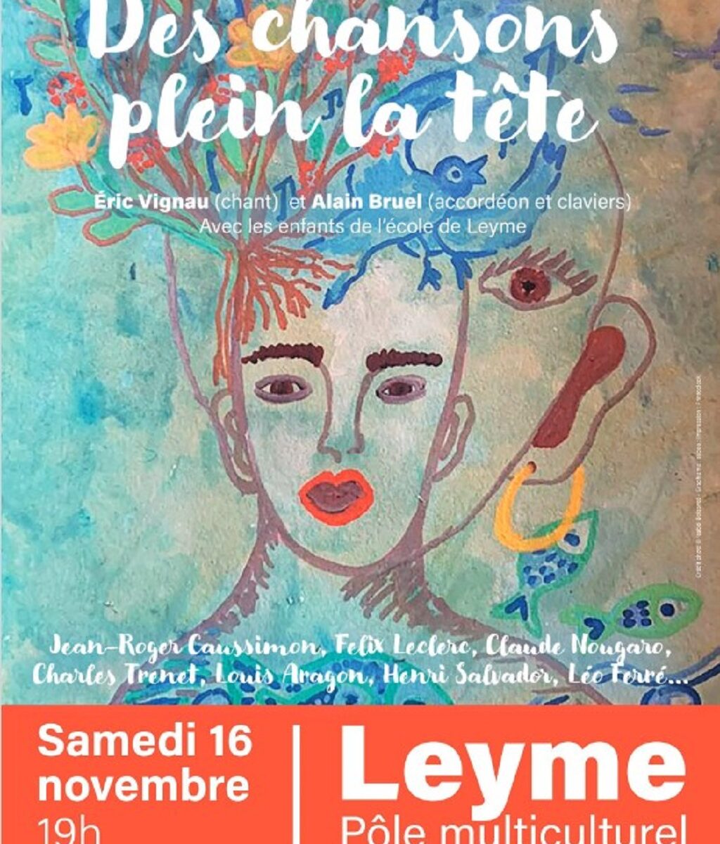 Concert à Leyme "des chansons plein la tête"