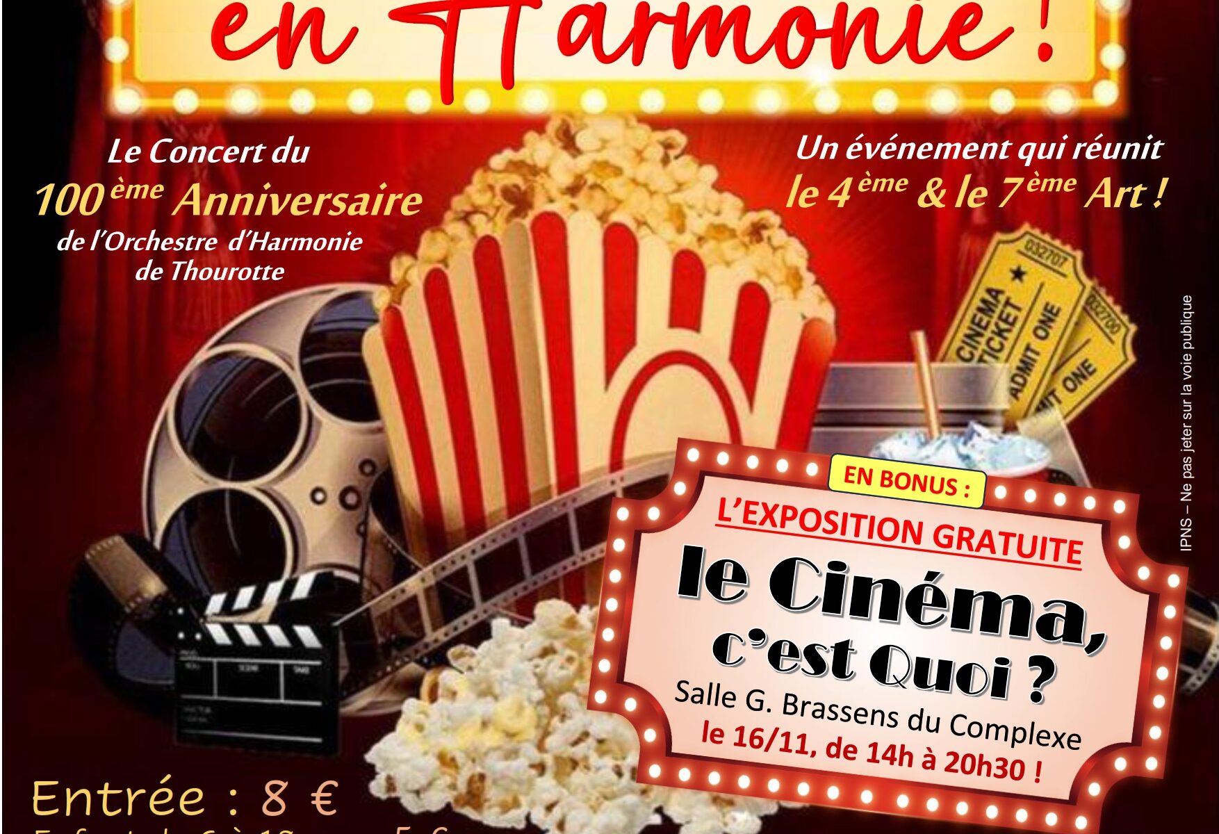 Concert "CINEMA EN HARMONIE !"