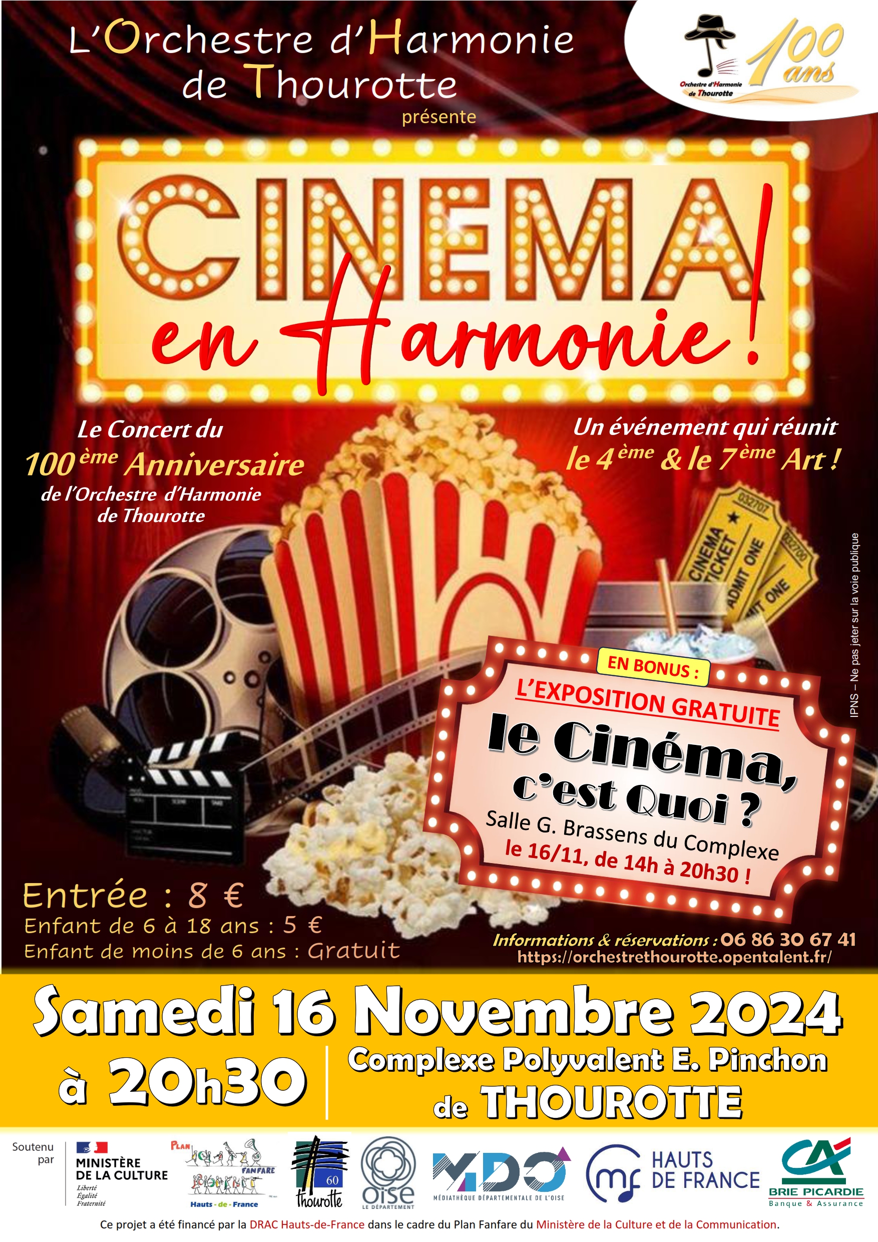 Concert "CINEMA EN HARMONIE !"