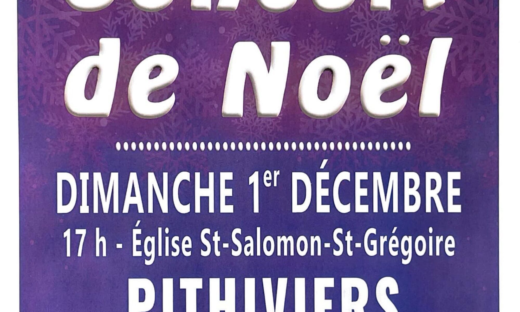 Concert de Noël Chœur de safran