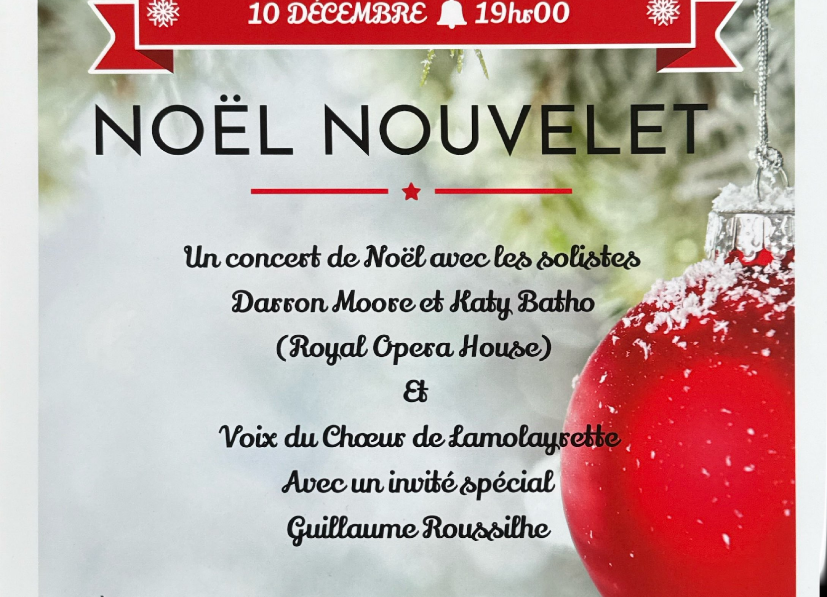 Concert de Noël Noël Nouvelet