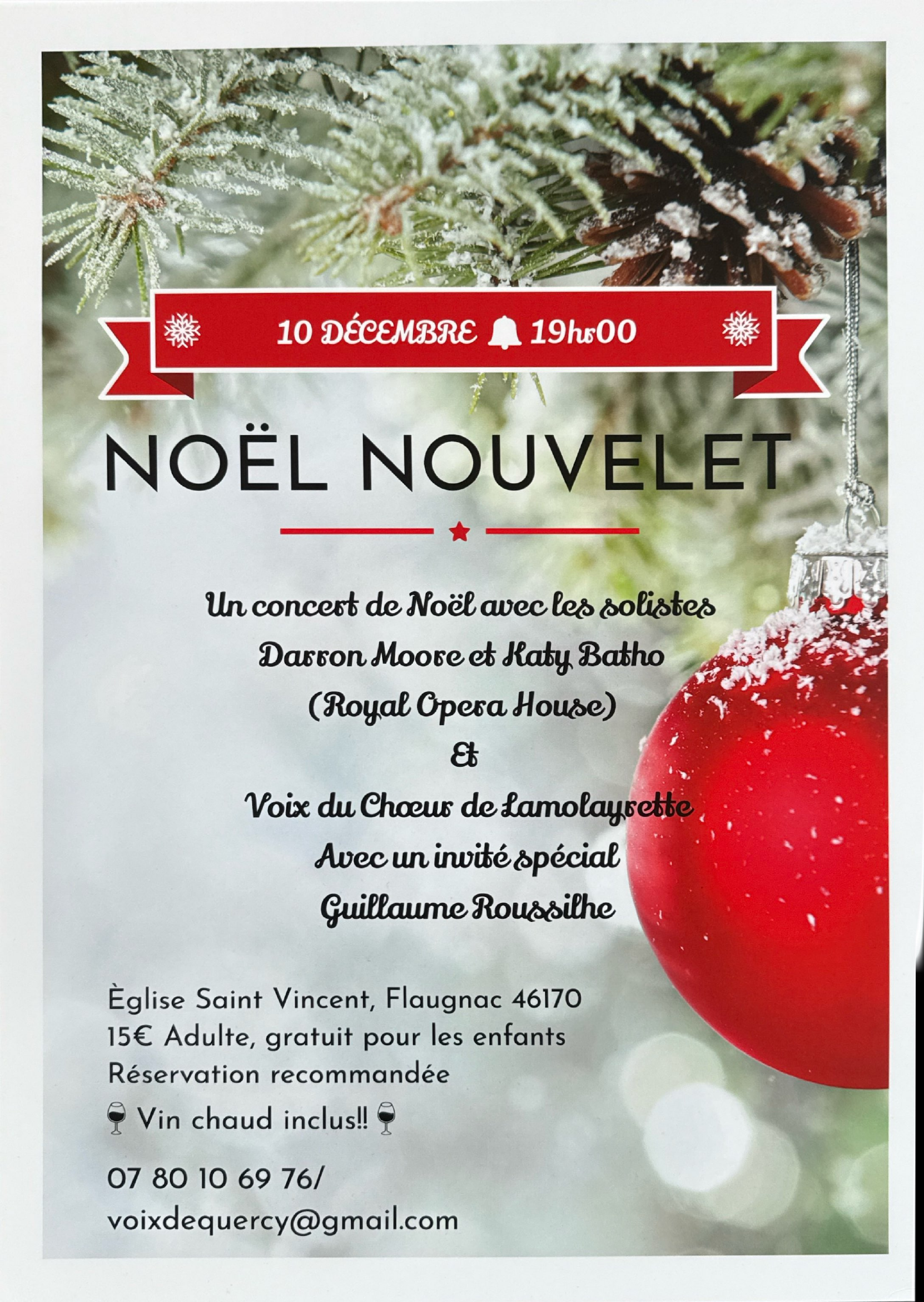 Concert de Noël Noël Nouvelet