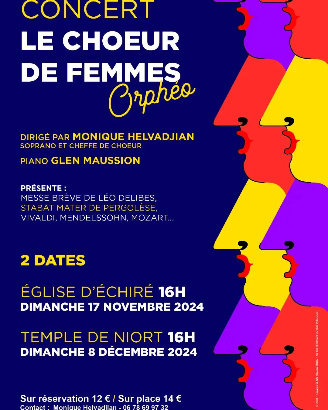 Concert Ensemble vocal Orphéo Le Chœur des Femmes à Niort