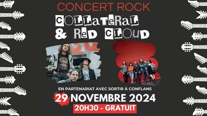 Concert Rock - Collateral & Red Cloud MJC Les Terrasses Conflans-Sainte-Honorine