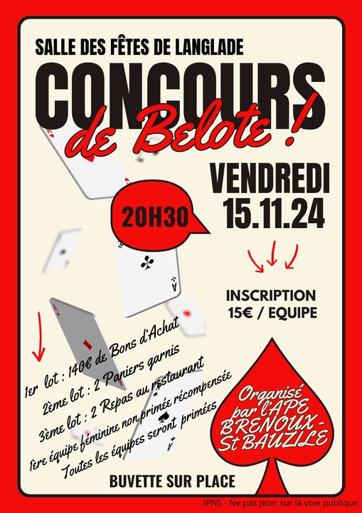 CONCOURS DE BELOTE