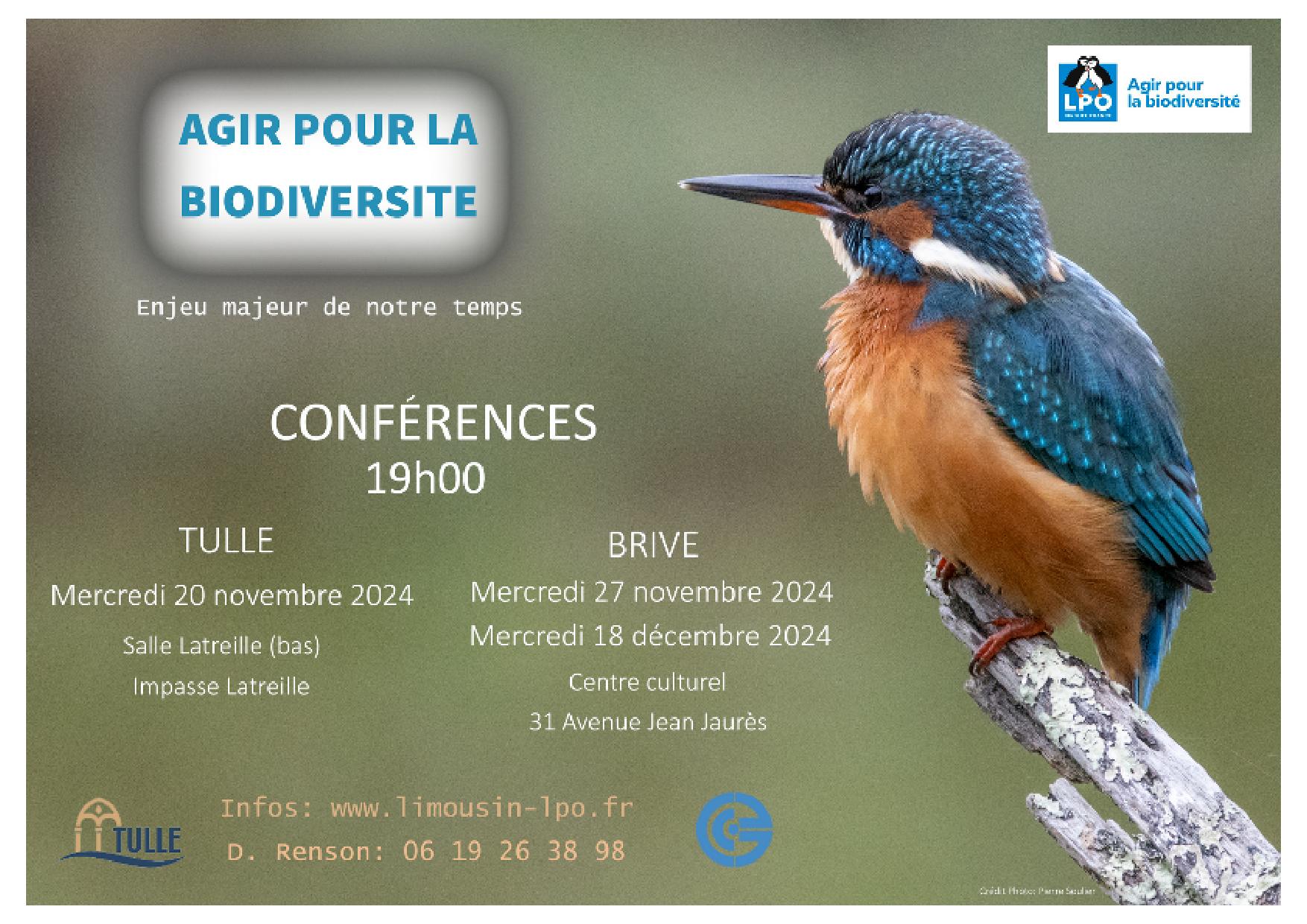 Conférence Agir pour la biodiversité