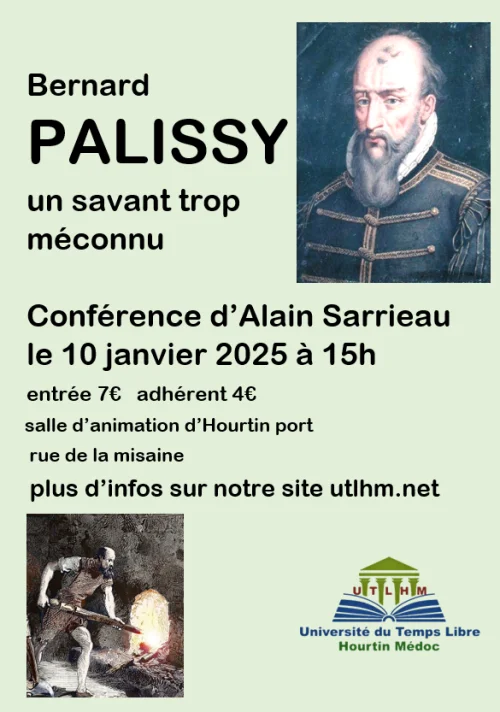 Conférence d'Alain SARRIEAU "Bernard PALISSY