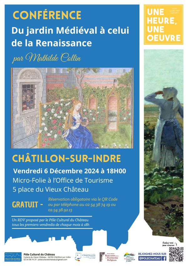 Conférence "Du jardin médiéval à celui de la Renaissance"