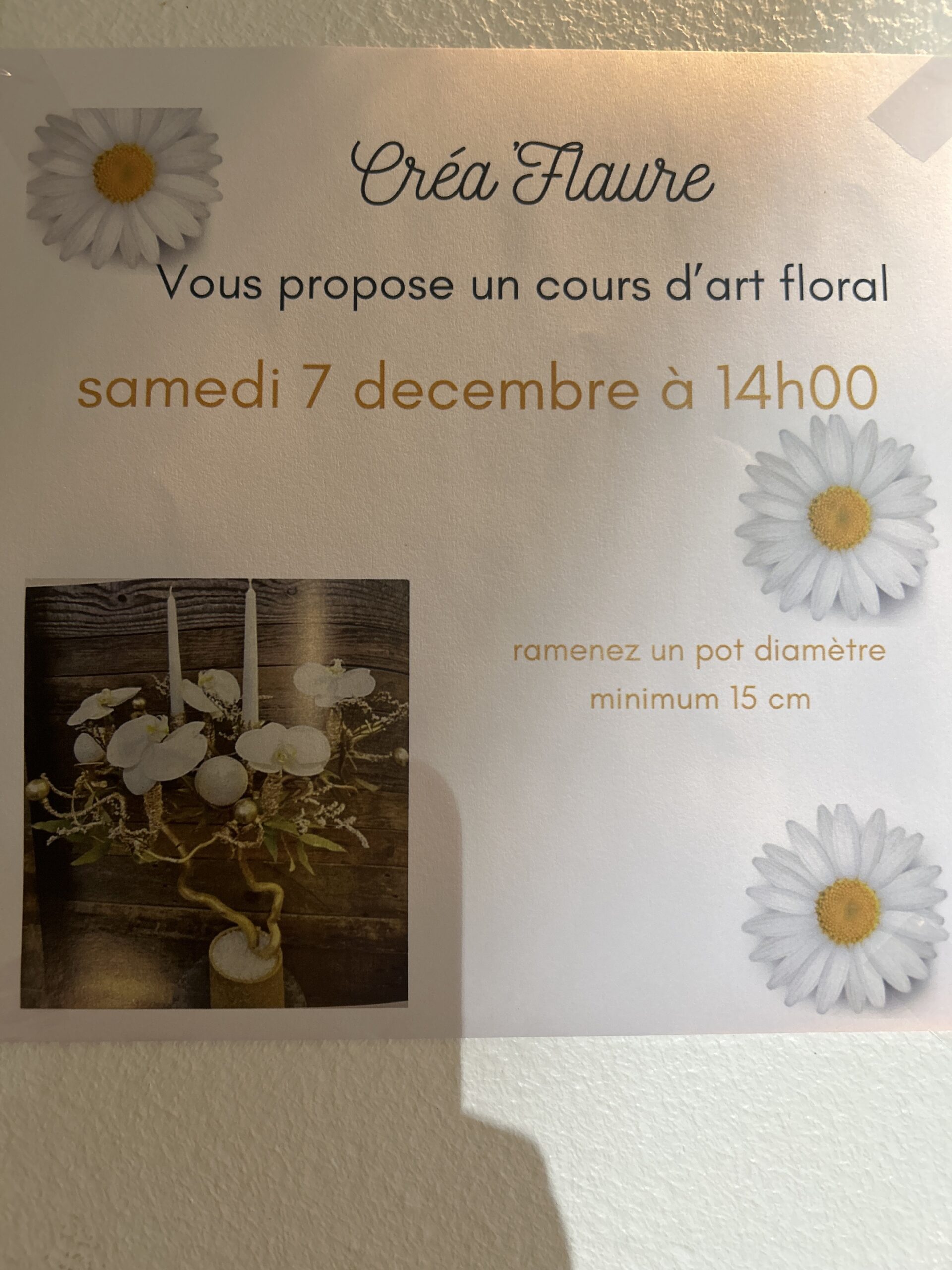 Cours d'art floral