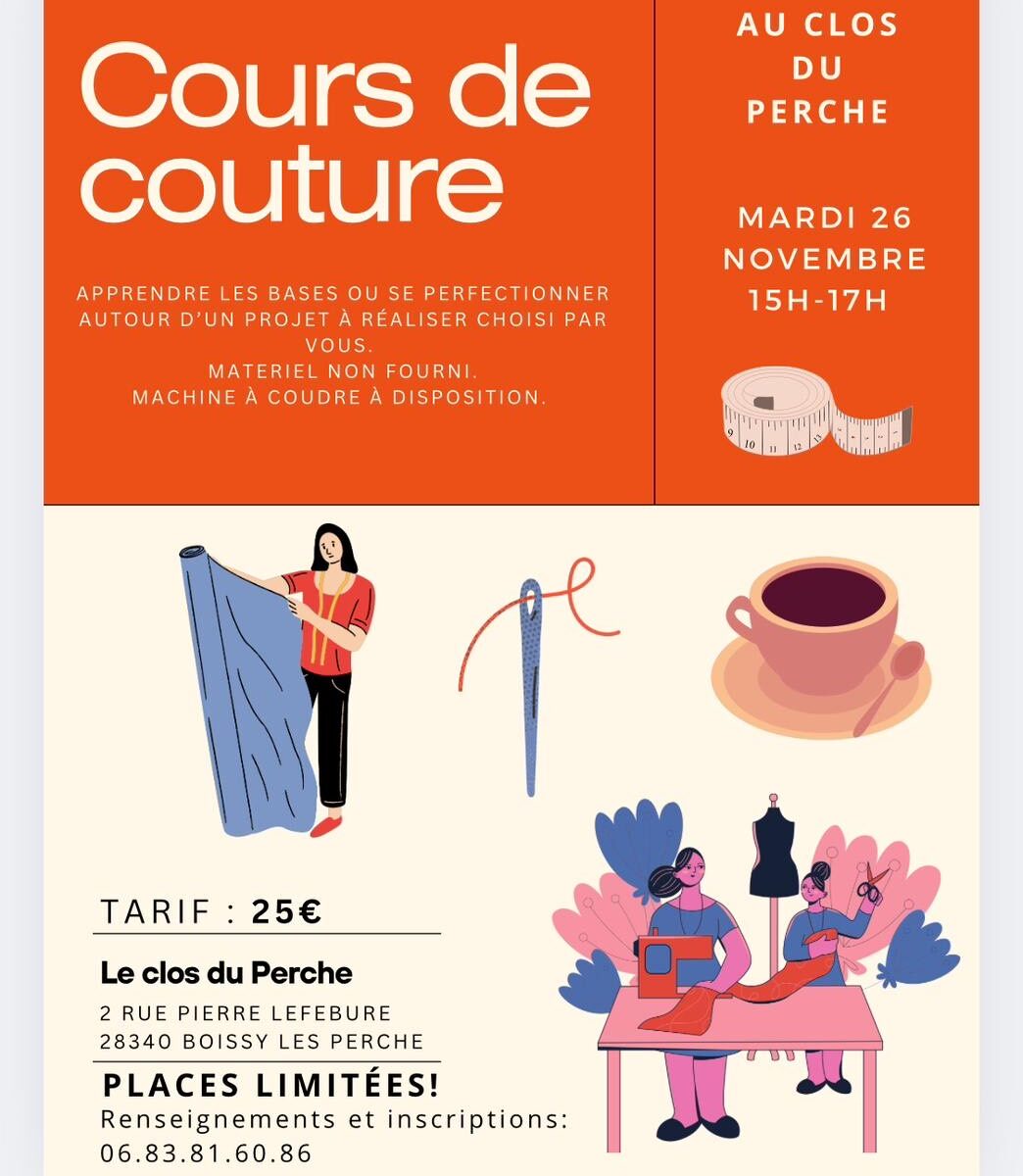 Cours de couture