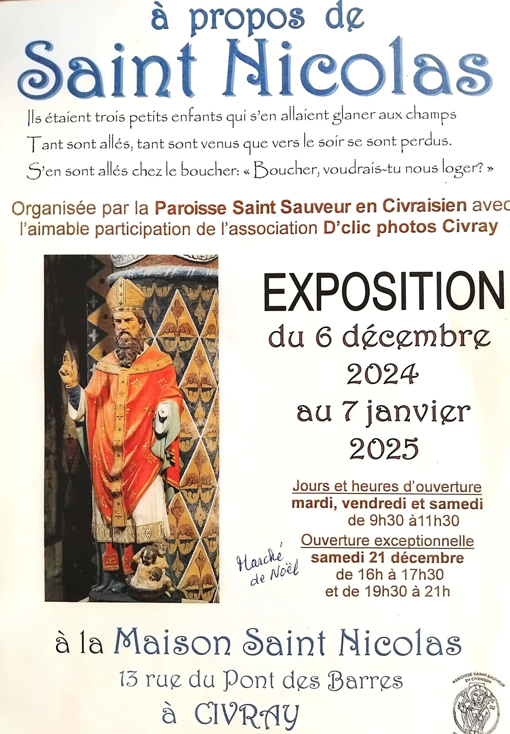 Exposition: À PROPOS DE SAINT-NICOLAS