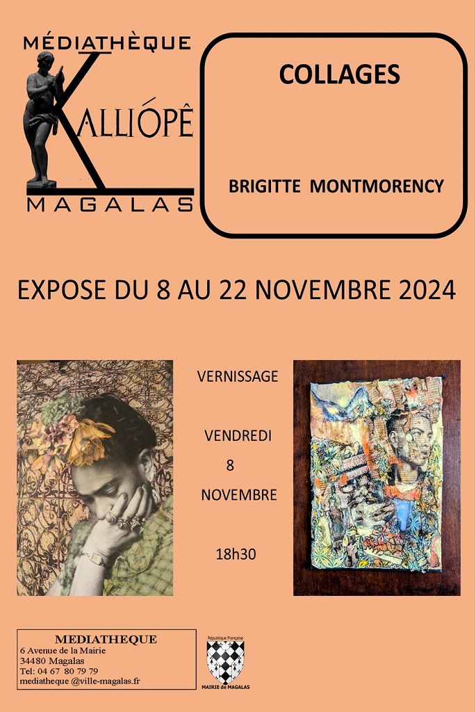 EXPOSITION DE COLLAGES BRIGITTE MONTMORENCY