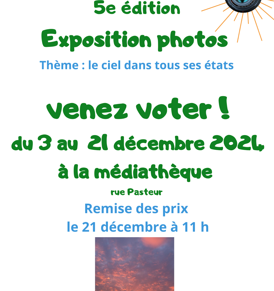 Exposition photos "Le ciel dans tous ses états"