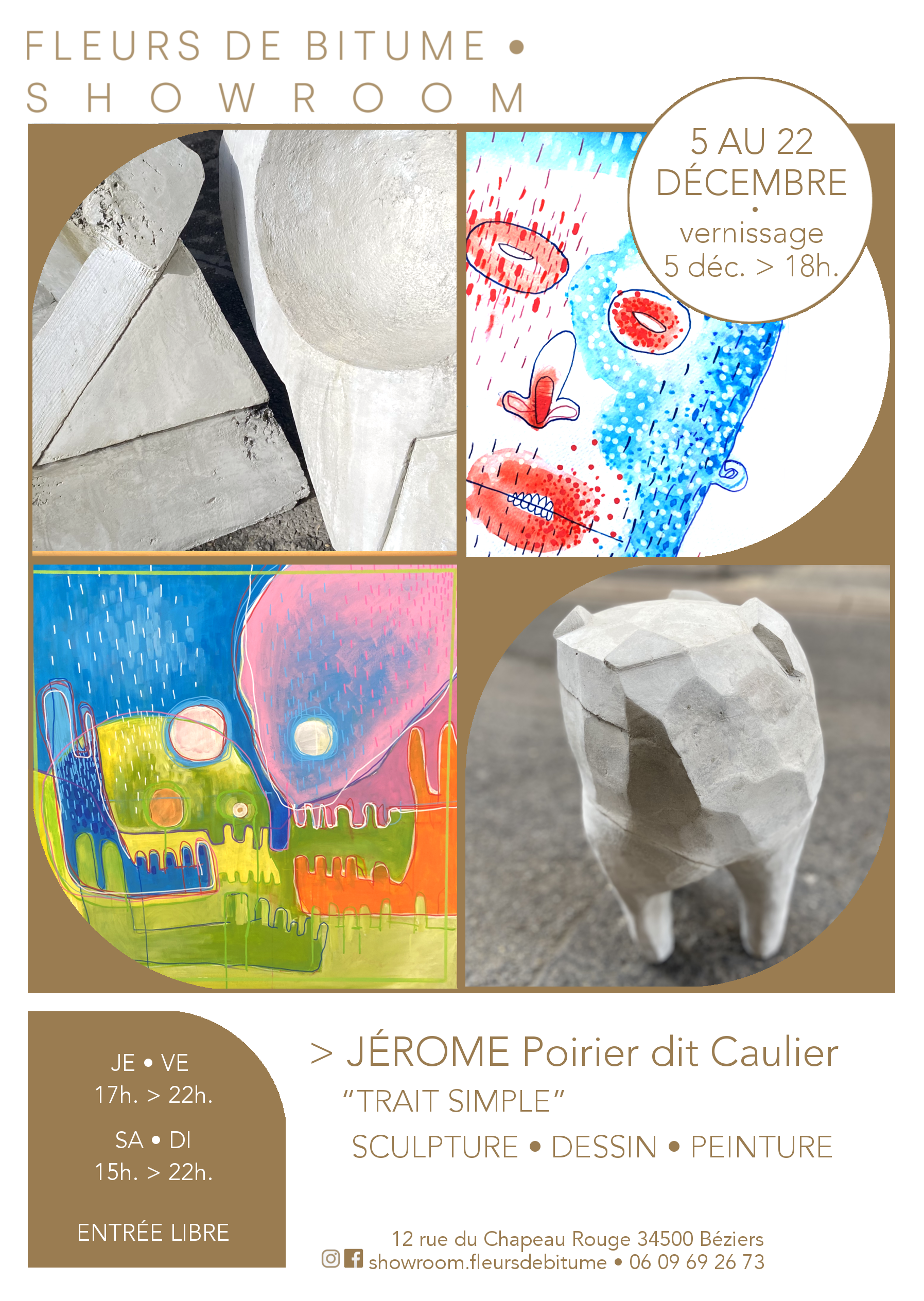 EXPOSITION TRAIT SIMPLE JÉRÔME POIRIER DIT CAULIER