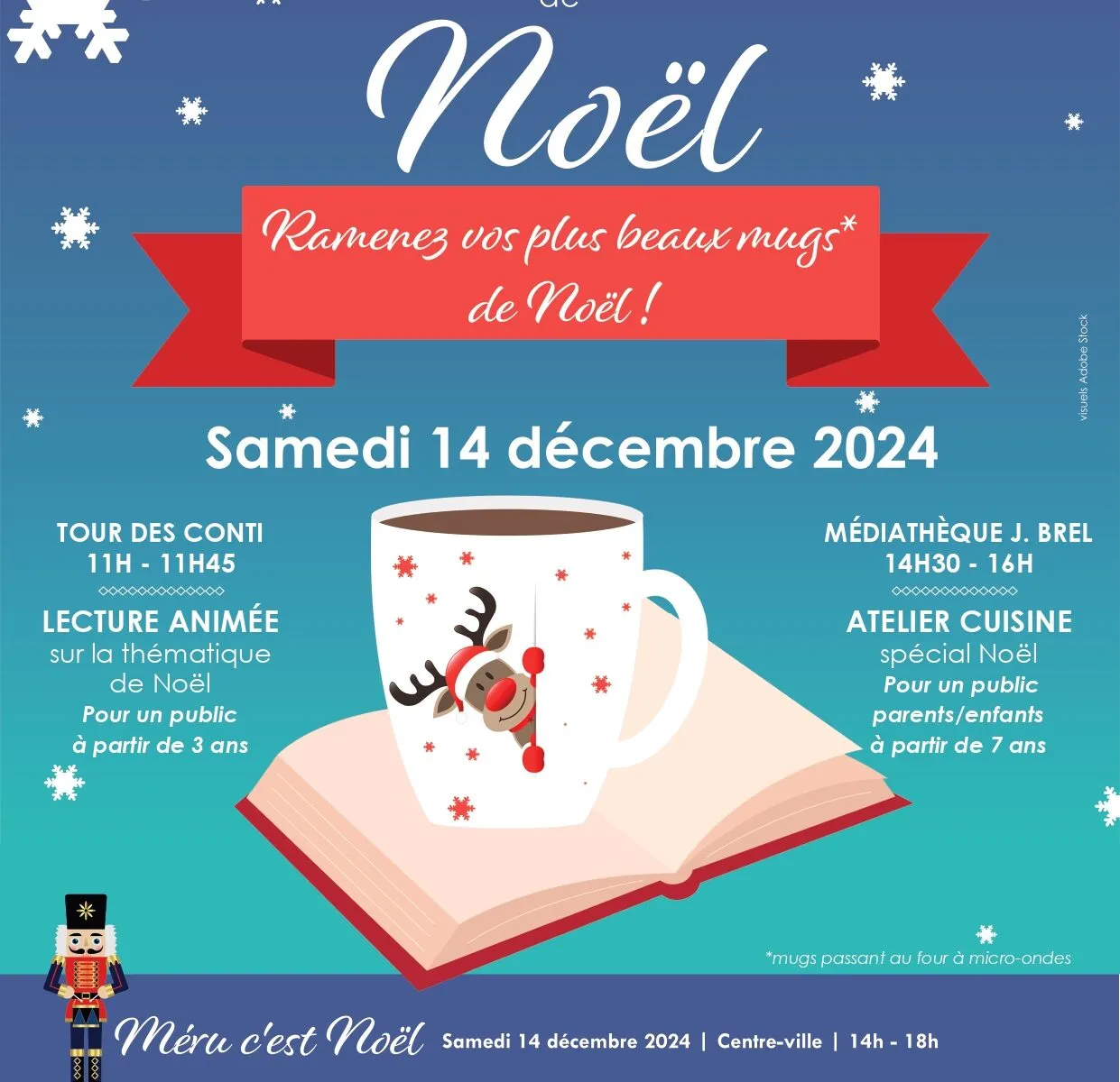 Festivités de Noël à la médiathèque !