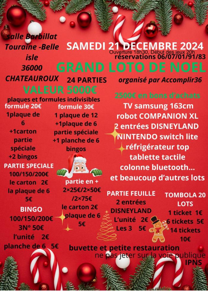 Grand loto de Noël et loto gourmand