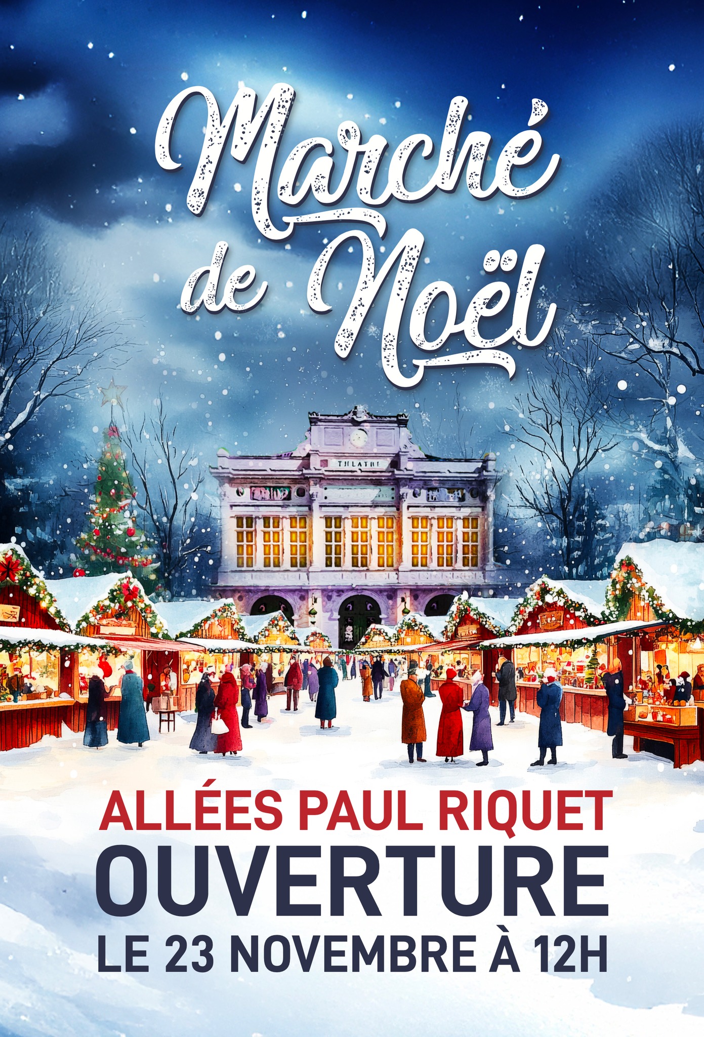 INAUGURATION DU MARCHÉ DE NOËL DE BÉZIERS