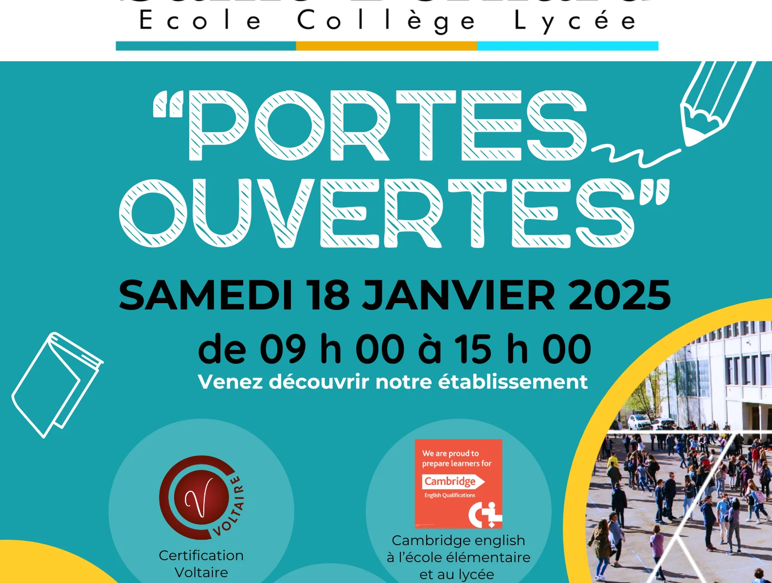 Journée "Portes Ouvertes" École Collège Lycée Saint Bernard