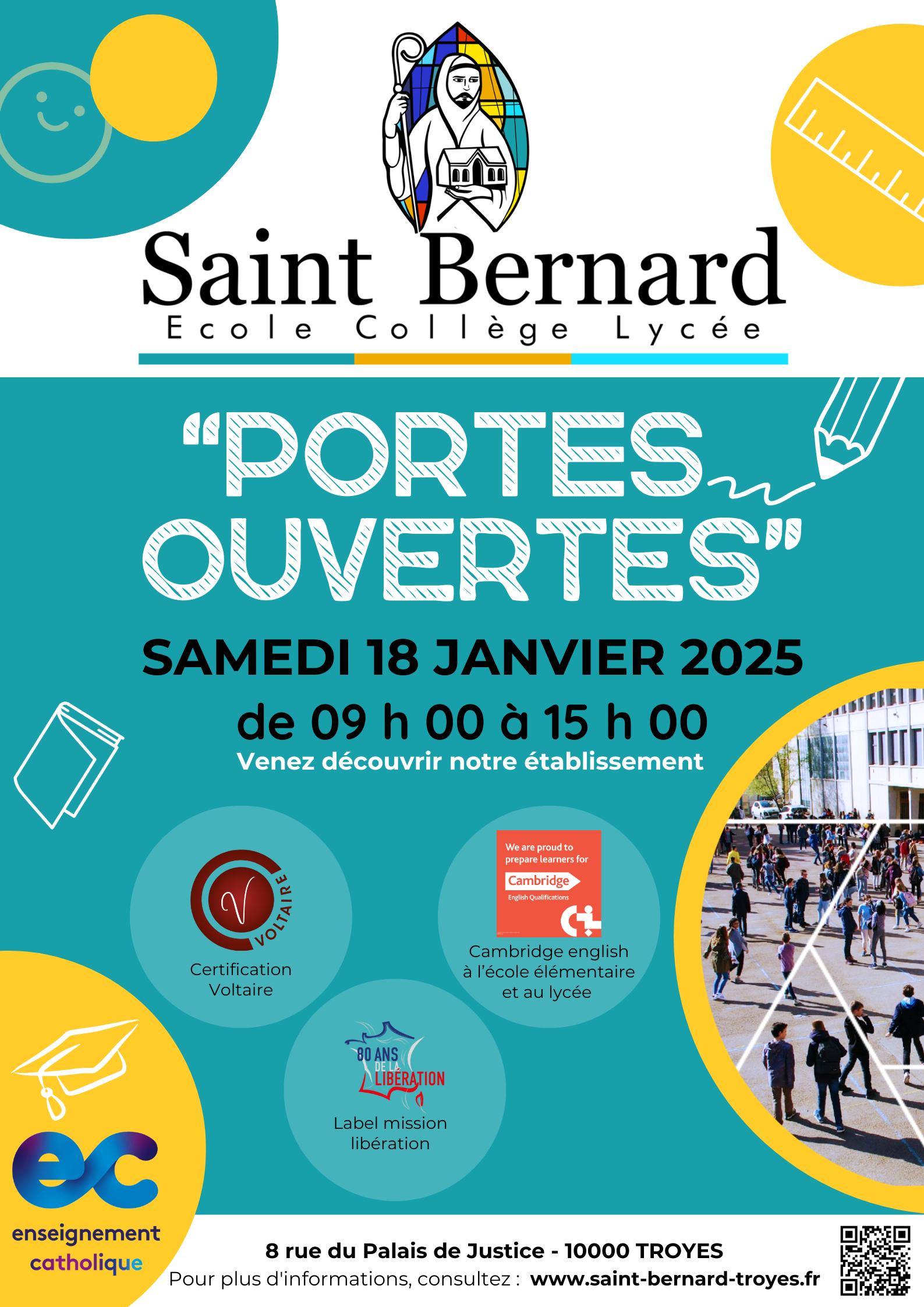 Journée "Portes Ouvertes" École Collège Lycée Saint Bernard