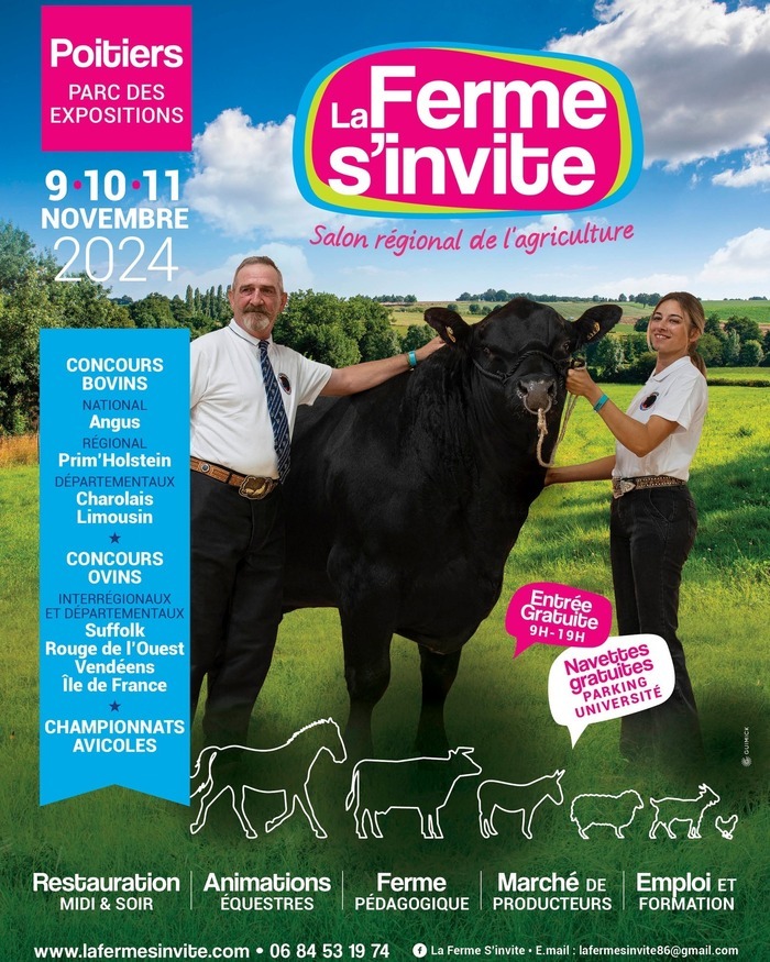 La Ferme s'invite ! Parc des expositions de Poitiers Poitiers