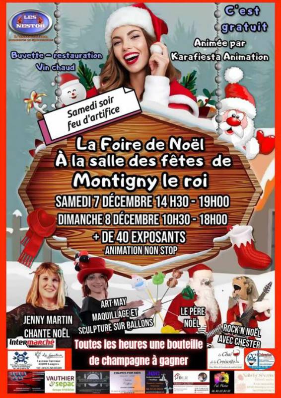 LA FOIRE DE NOËL A MONTIGNY LE ROI