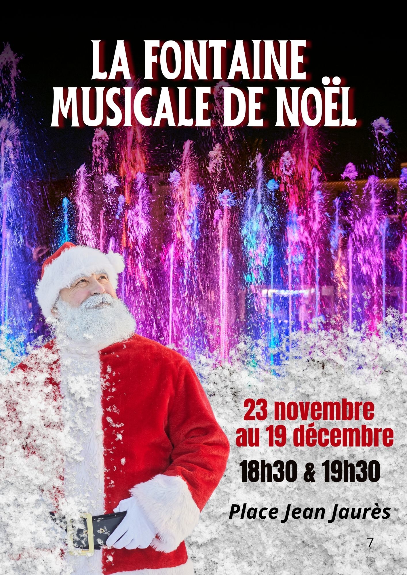 LA FONTAINE MUSICALE DE NOËL