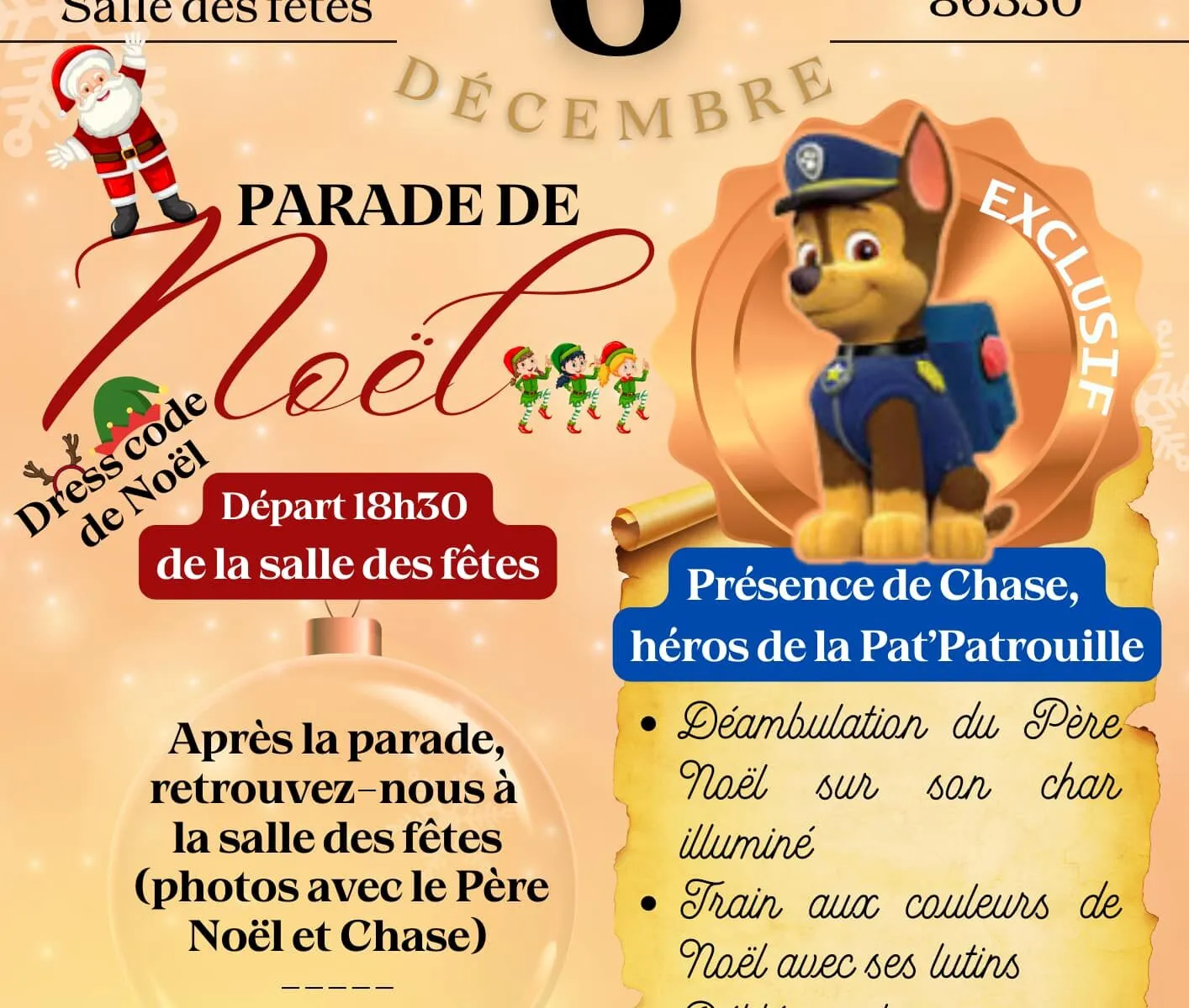 La Parade de Noël à Moncontour