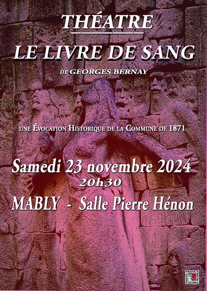 Le livre de sang salle Pierre Hénon à MABLY