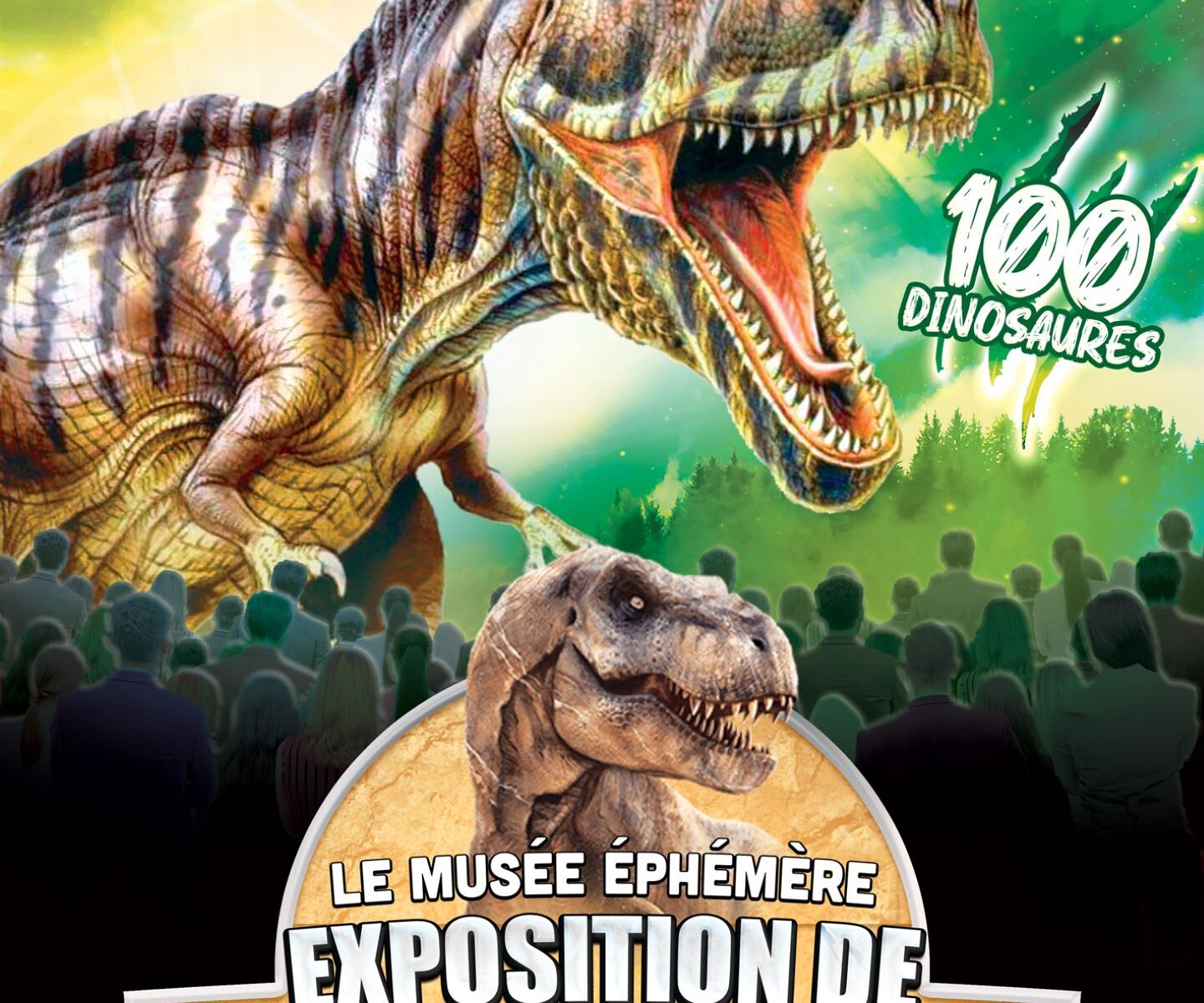 Le musée éphémère Expositon de Dinosaures