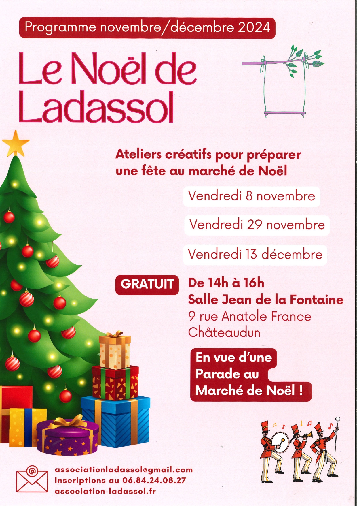 Le Noël de Ladassol ateliers créatifs