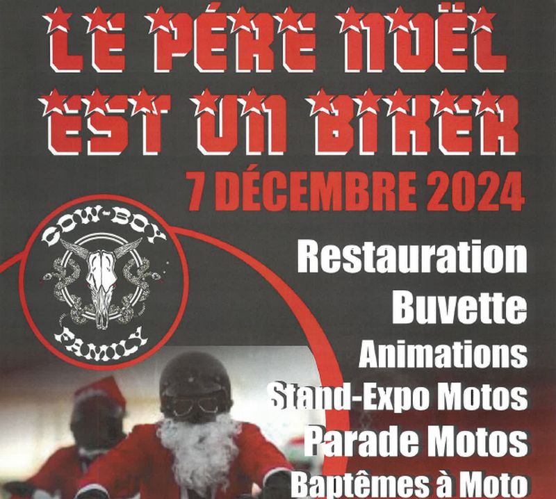 Le Père Noël est un biker