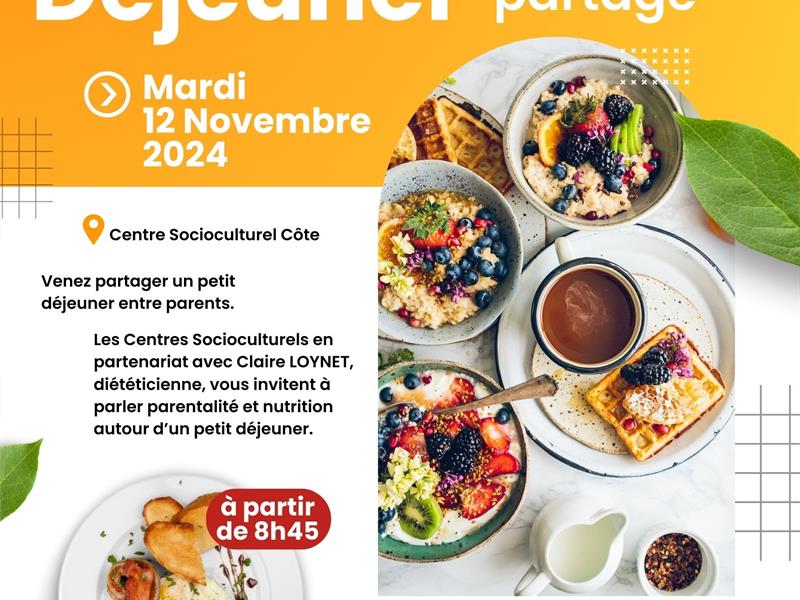 LE PETIT DÉJEUNER PARTAGÉ