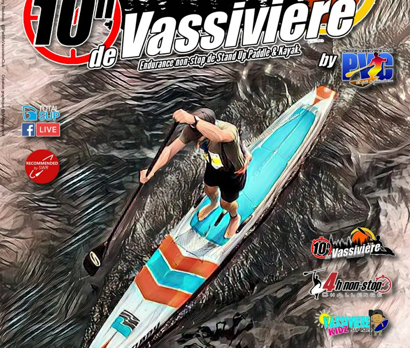 Les 10h de Vassivière endurance stand up paddle et kayak